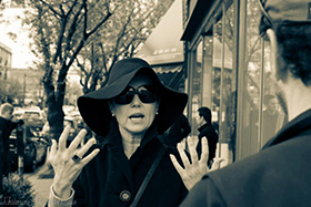 Sarah Jane Redmond on set in True Love Waits. (C)2013 Habana Productions.