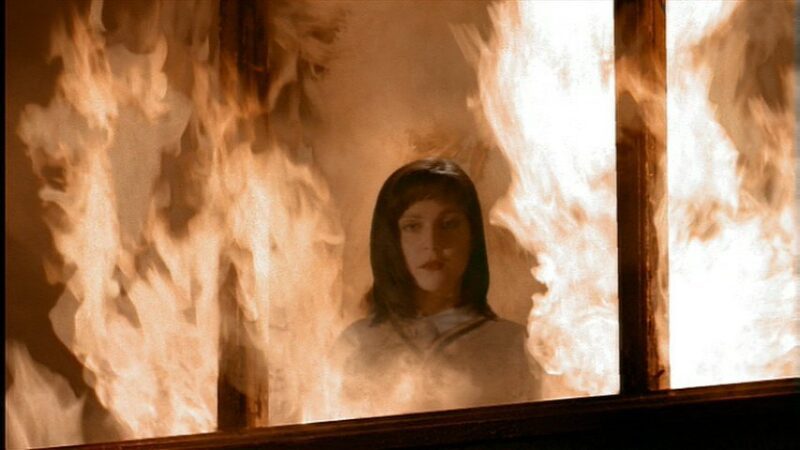 Sarah-Jane Redmond as Millennium's Lucy Butler briefly seen in Saturn Dreaming of Mercury.