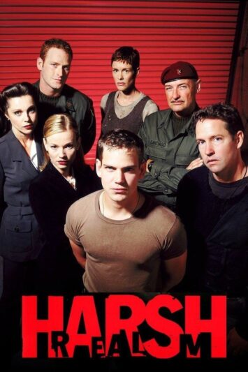 Promotional image of Harsh Realm showing the main characters.